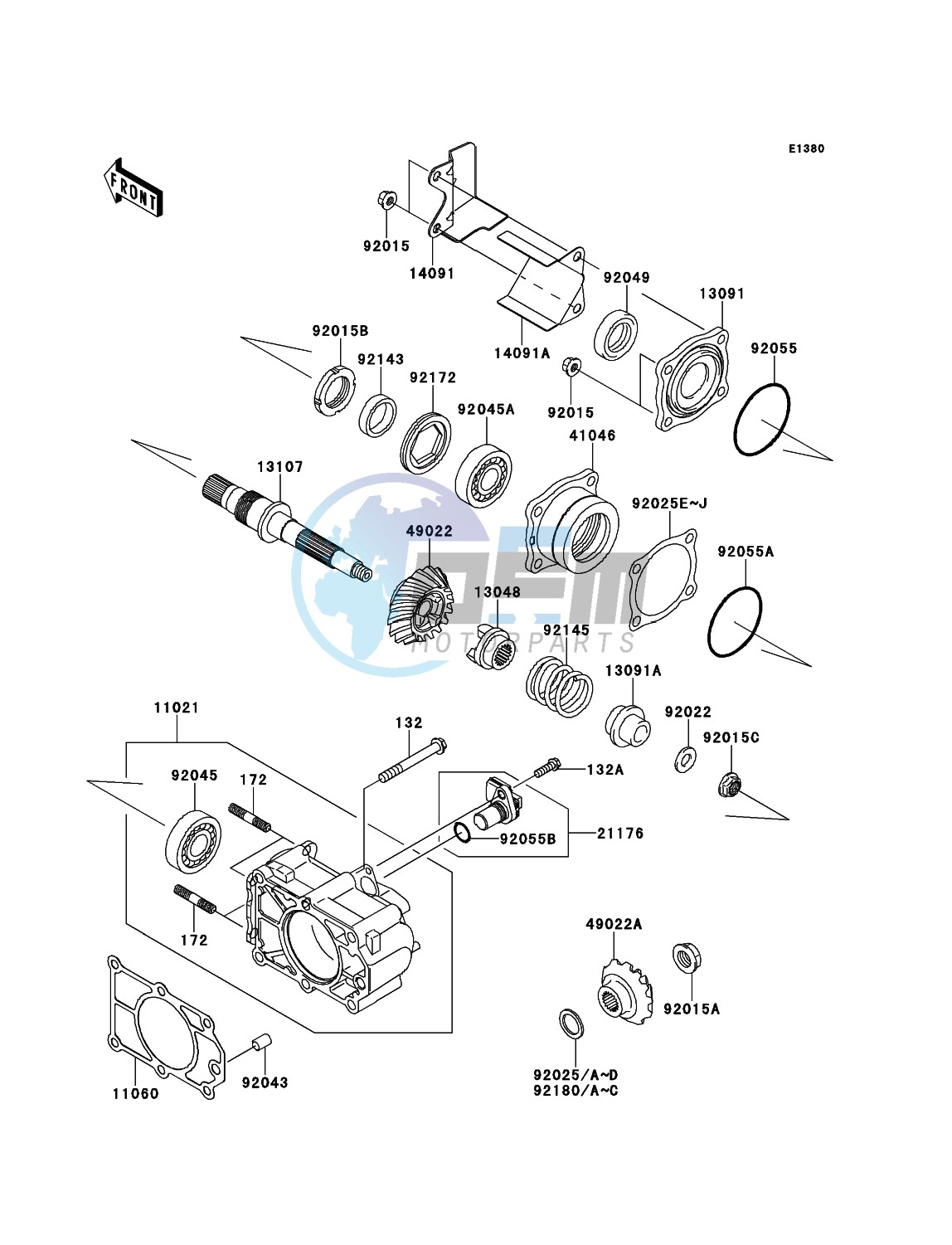 Bevel Gear Case