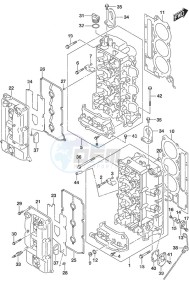 DF 300B drawing Cylinder Head