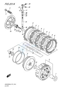 GSX-250 RA drawing CLUTCH