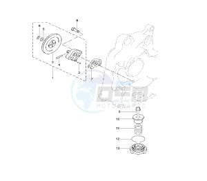 YP R BLACK X-MAX 250 drawing OIL PUMP