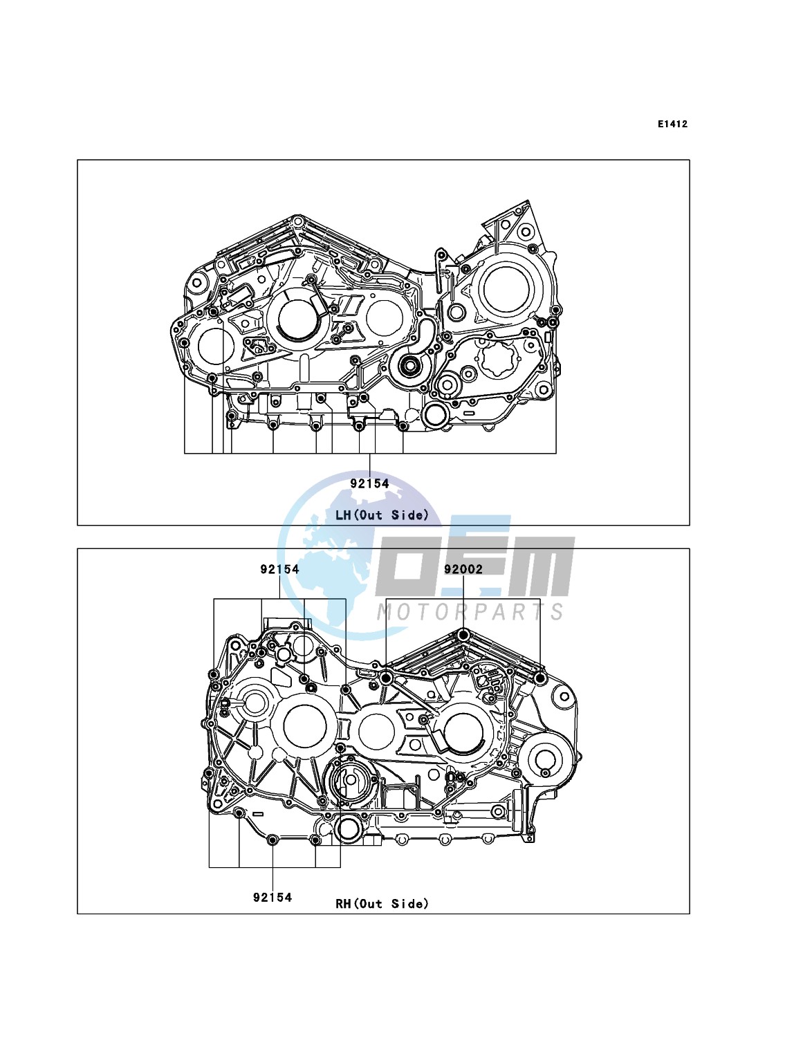 Crankcase Bolt Pattern