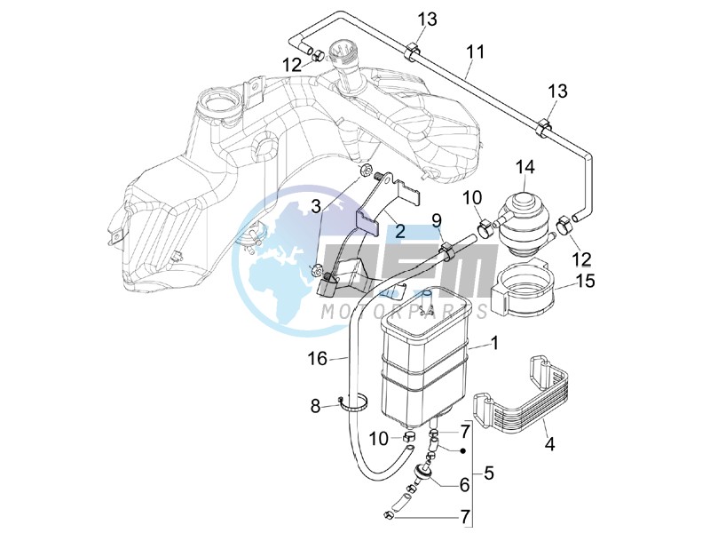 Anti-percolation system