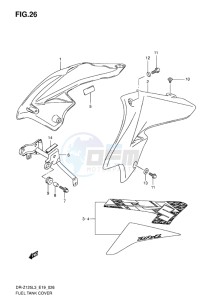 DR-Z125L EU drawing FUEL TANK