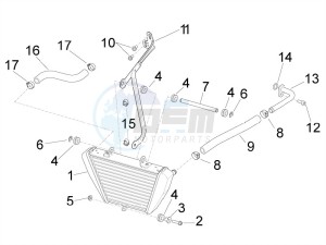 RSV4 1000 RR USA USA drawing Oil radiator