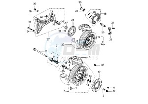 SV - 250 cc drawing WHEELS