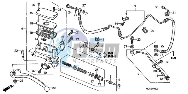 CLUTCH MASTER CYLINDER