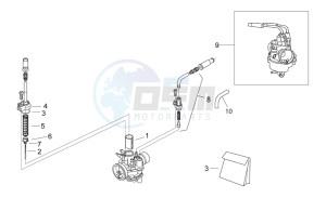 SR 50 H2O drawing Carburettor I