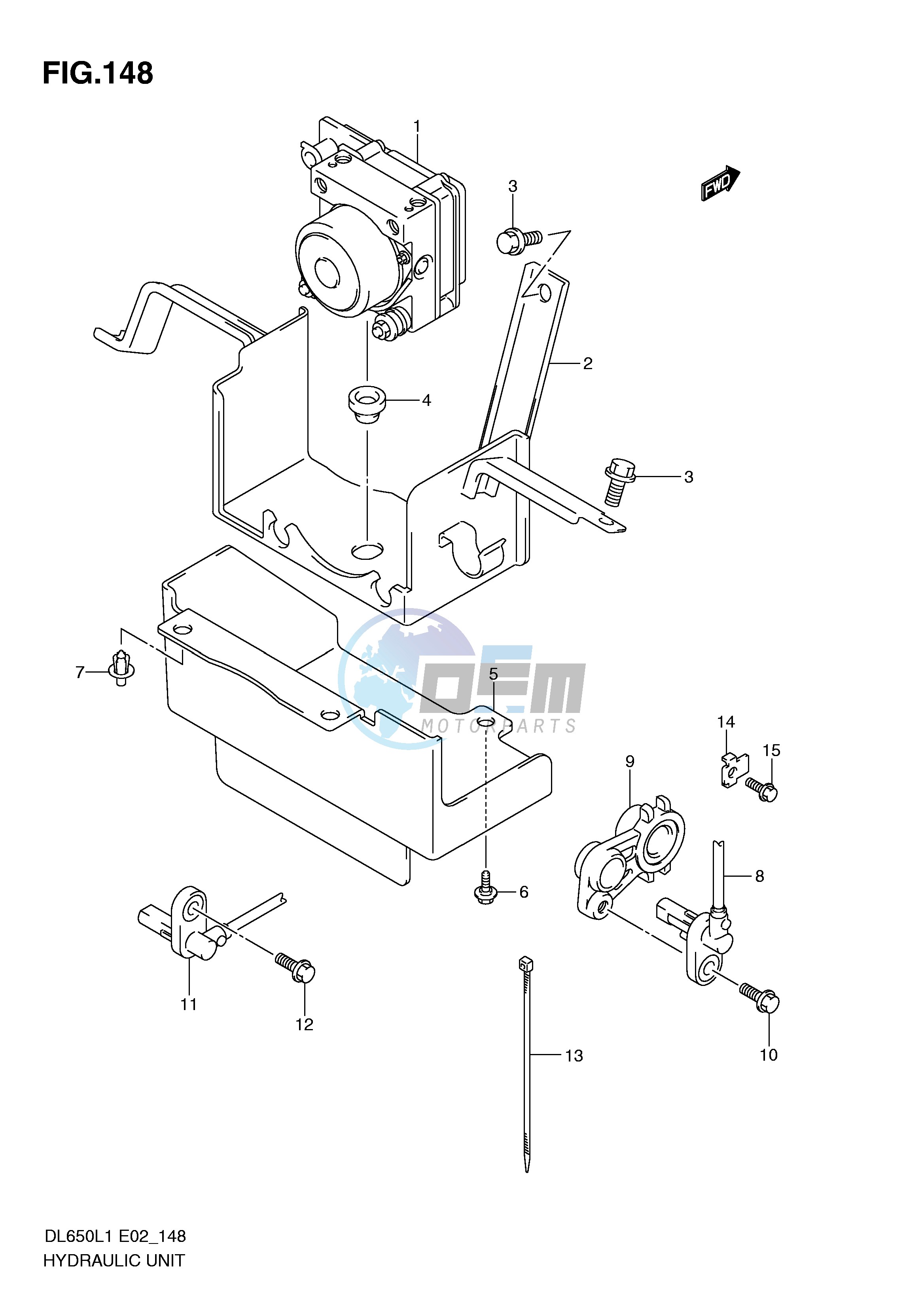 HYDRAULIC UNIT (DL650AUEL1 E19)