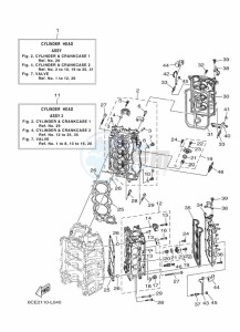 F250DETX drawing CYLINDER--CRANKCASE-2