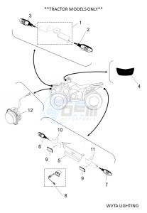 YFM700FWAD GRIZZLY 700 EPS (BFEG) drawing WVTA LIGHTING