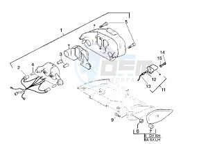 DNA 125-180 125 drawing Tail lamp