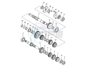 TW 125 drawing TRANSMISSION