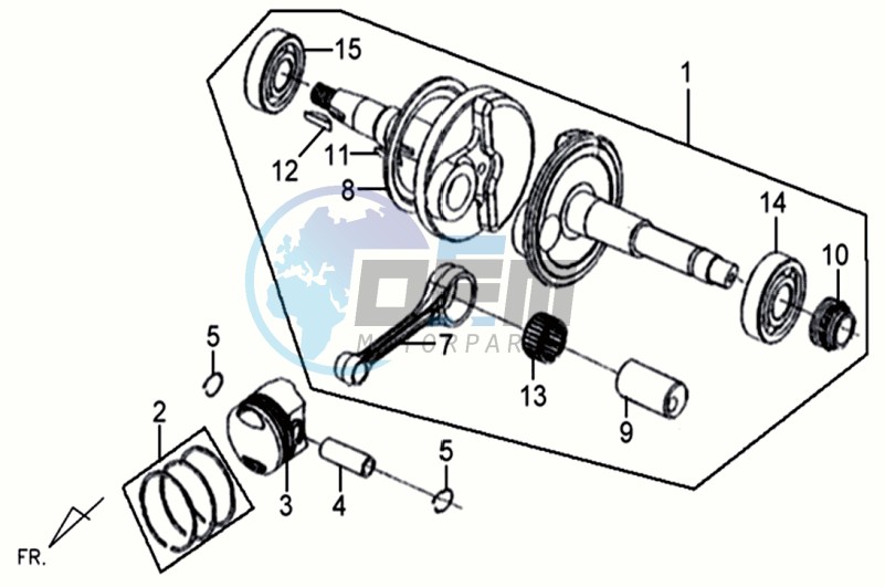 CRANKSHAFT / PISTON / PISTON RING