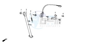 CRM50R drawing SIDE STAND