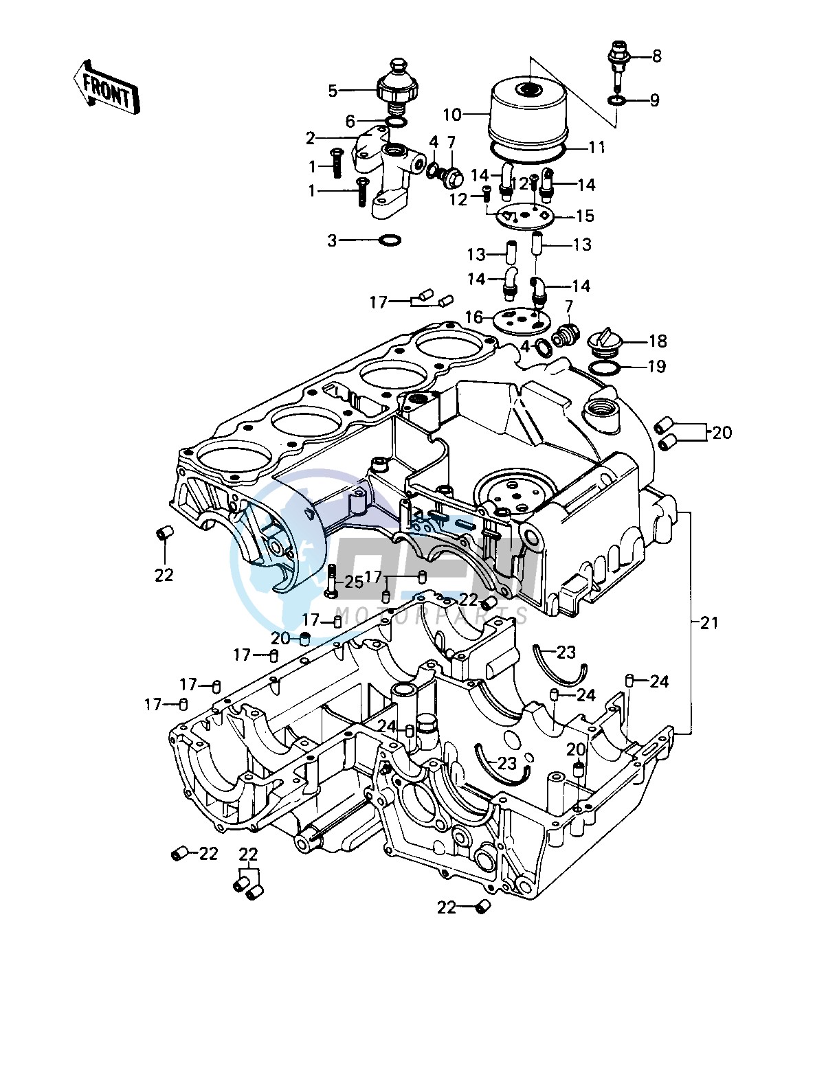 CRANKCASE_BREATHER COVER -- 79-80 B3_B4- -