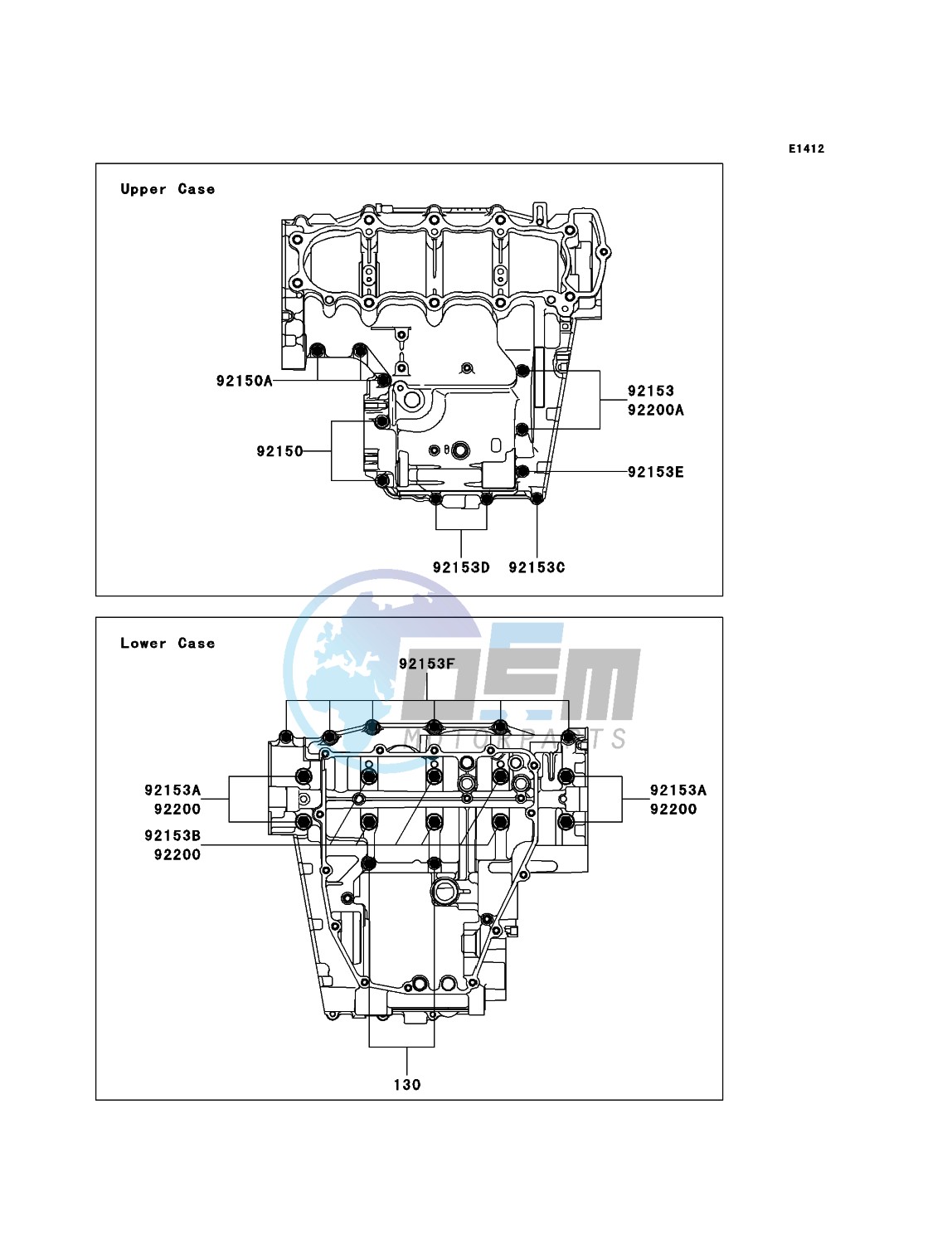 Crankcase Bolt Pattern