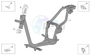 Scarabeo 50 4T E2 drawing Frame