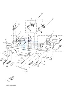 YFM450FWA GRIZZLY 450 IRS (BM81) drawing TAILLIGHT