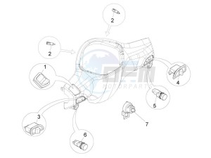 Liberty 100 4T (Vietnam) Vietnam drawing Selectors - Switches - Buttons