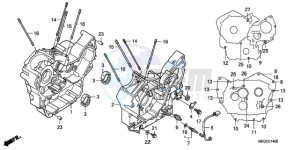 VT750CA9 Korea - (KO / ST) drawing CRANKCASE