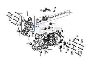 MASK EU2 - 50 cc drawing CRANKCASE