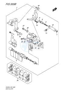 AN400 ABS BURGMAN EU-UK drawing REAR CALIPER