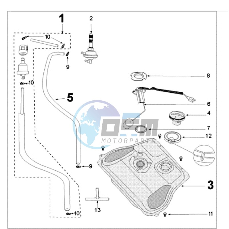 TANK AND FUEL PUMP