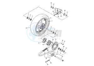 YZF R 6 600 drawing REAR WHEEL