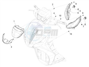 MEDLEY 125 4T IE ABS E4 2020 (APAC) drawing Front headlamps - Turn signal lamps