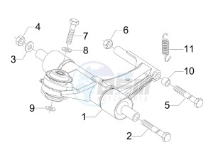 Primavera 50 4T-4V (NAFTA) drawing Swinging arm