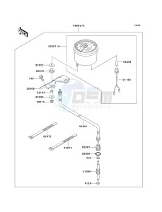 KLF 300 B [BAYOU 300] (B10-B14) [BAYOU 300] drawing OPTIONAL PARTS-- METER- -