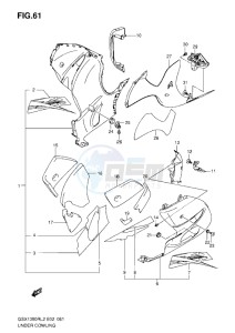 GSX1300R drawing UNDER COWLING L2