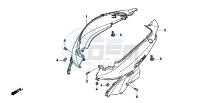 SH150 125 drawing BODY COVER