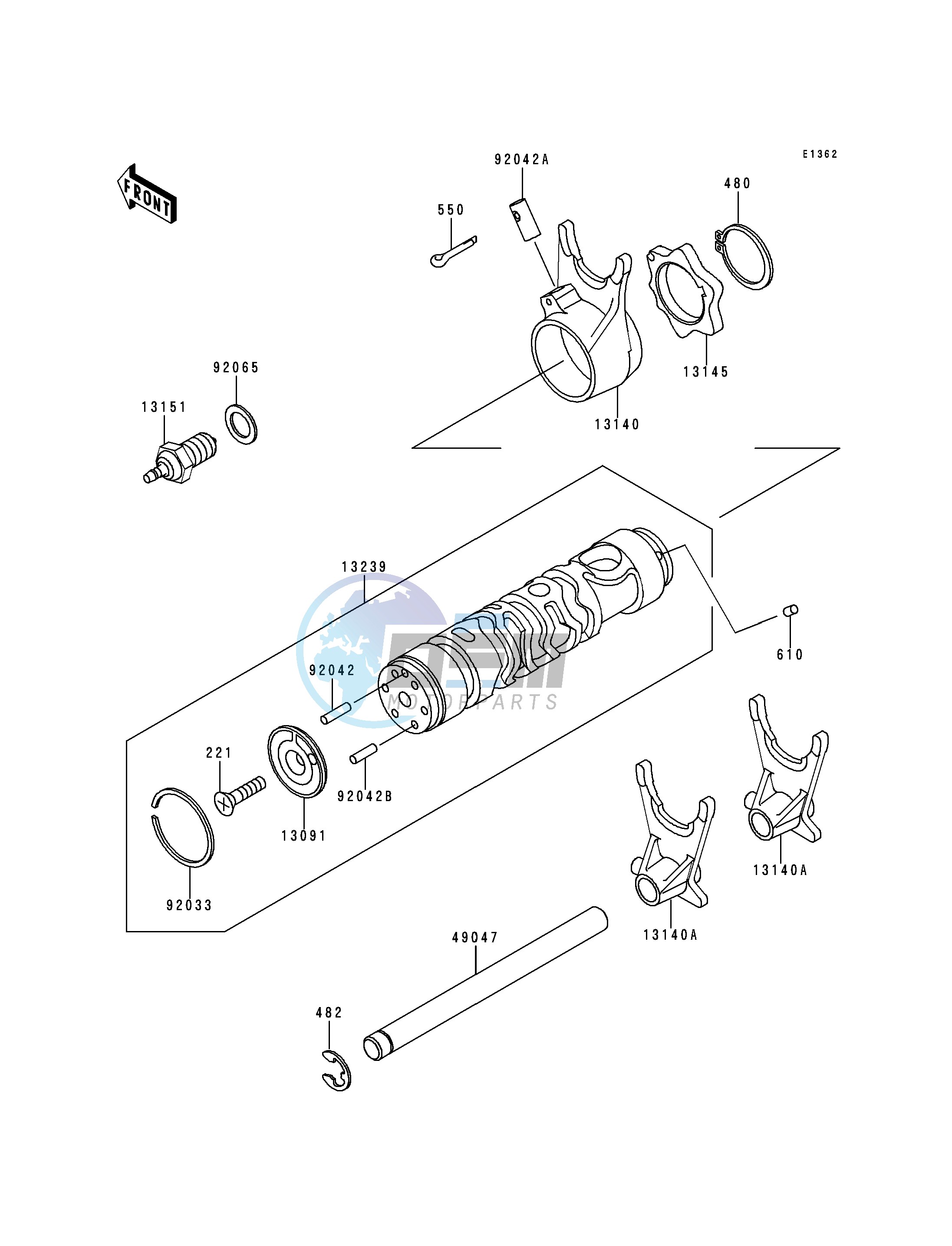 CHANGE DRUM_SHIFT FORK