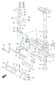 DF 25A drawing Swivel Bracket Non-Remote Control