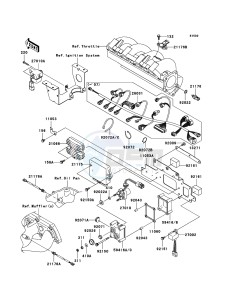 JET SKI STX-15F JT1500A8F FR drawing Fuel Injection