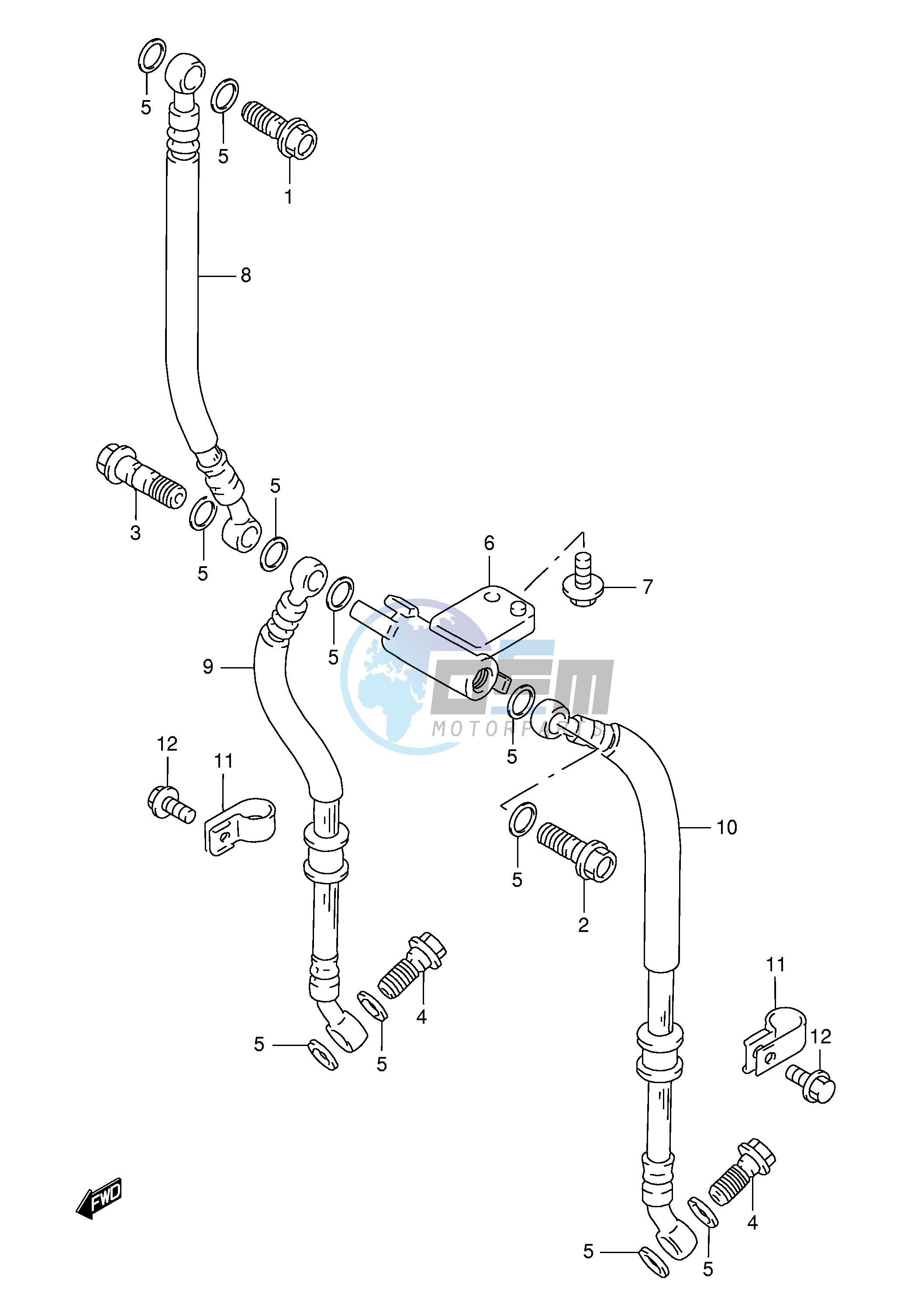 FRONT BRAKE HOSE