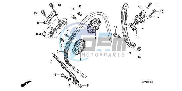 CAM CHAIN/TENSIONER