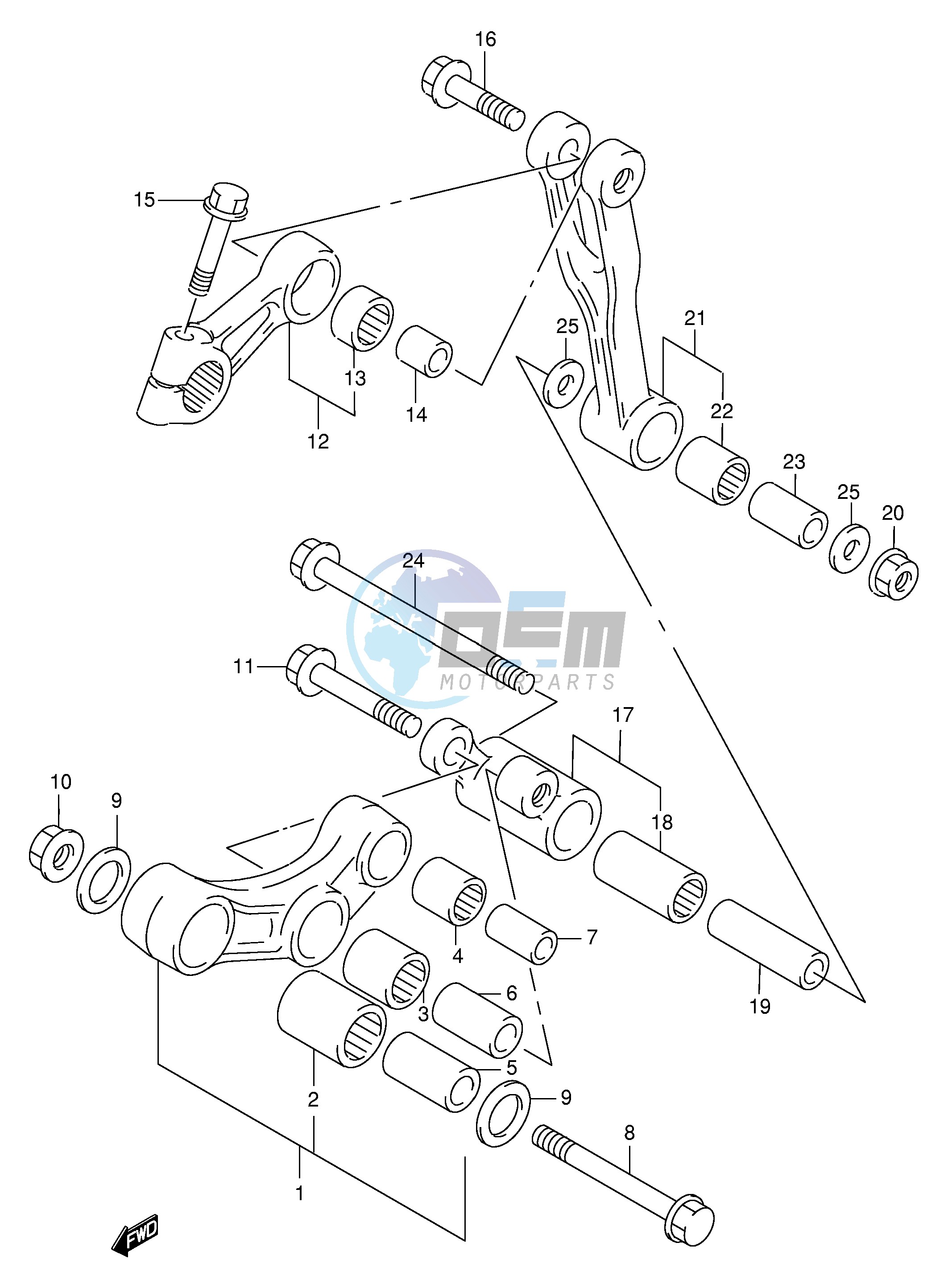 REAR CUSHION LEVER