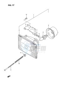 RMX250 (E3) drawing HEADLAMP