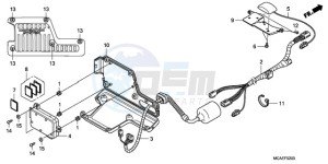 GL18009 Australia - (U / AB NAV) drawing NAVIGATION UNIT