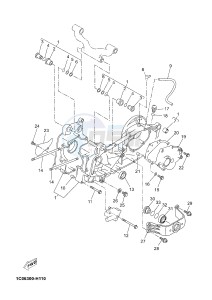 YP125RA (ABS) X-MAX 250 X-MAX 250 (1YS6 1YS6 1YS6) drawing CRANKCASE