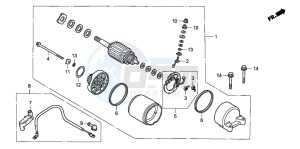 XLR125R drawing STARTING MOTOR