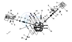 ALLO 50 drawing CYLINDER HEAD CPL