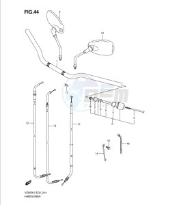 VZ800L0 drawing HANDLEBAR