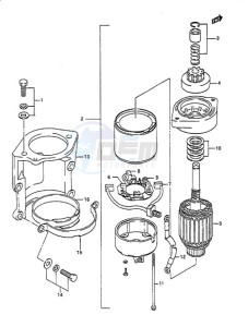 DT 65 drawing Starting Motor