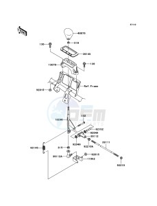 KVF750_4X4 KVF750D9F EU GB drawing Control