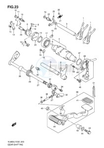 VL800 INTRUDER EU drawing GEAR SHIFTING