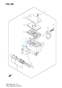 GSF-1250S ABS BANDIT EU drawing FRONT MASTER CYLINDER