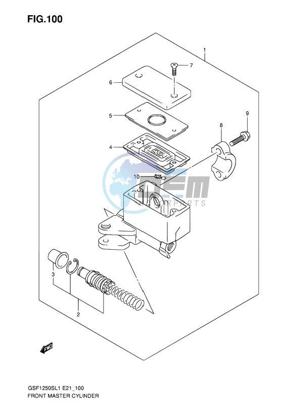 FRONT MASTER CYLINDER